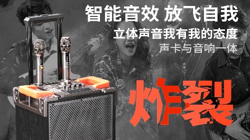 爵士龍F110音響，直播與聚會的首選！