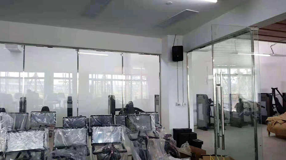 廣州某樓盤營銷中心會議室采用了爵士龍民用音響會議音響系統