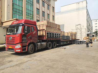 爵士龍音響發貨現場